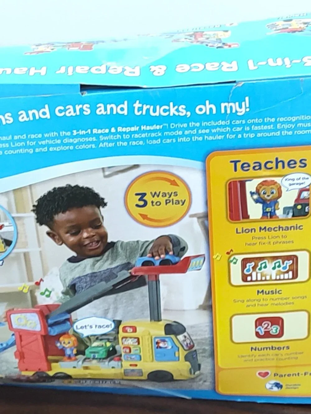 LPN - VTech 3-in-1 Race & Repair Hauler Toy Truck